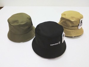 ハッピーフェイス 撥水加工 バケットハット ハット　バケハ　帽子