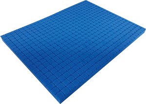 工具の紛失防止 カスタムツールクッション ハード サイズ300x405x20mm ブルー