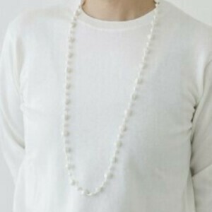 軽くてやさしい立体刺しゅうアクセサリー　スフィア シルクC ネックレス