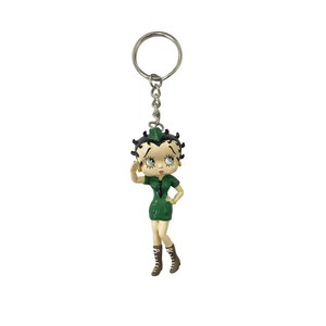 ■2025SS　新作■　BETTY BOOP　3D PVCキーリング　BT-ARMY