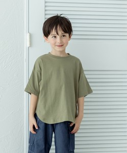【綿100%】ラウンドヘム ビッグシルエットTシャツ