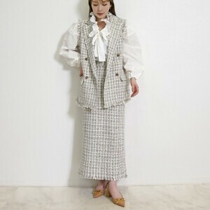 Skirt Suit Tweed