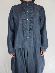 Button Shirt/Blouse denim [S/S NEW]