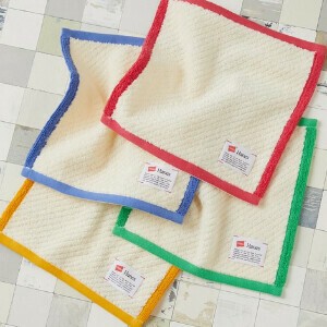 Hanes(ヘインズ) パッケージ入り スクエアカラーミニタオル 【ギフト】