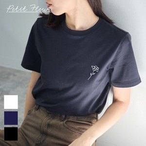 T-shirt Flower Print Short-Sleeved T-Shirt [S/S NEW]