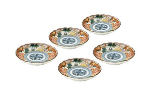 ≪メーカー取寄≫吉祥鹿絵　小皿揃［日本製 美濃焼 食器 ］ギフト