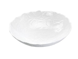≪メーカー取寄≫花白磁　盛皿　（化粧箱）［日本製 美濃焼 食器 ］ギフト