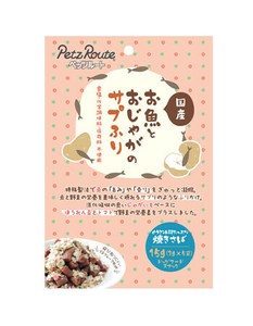 ペッツルート お魚とおじゃがのサプふり 焼きさば 15g ※アウトレット商品 犬用おやつ フード