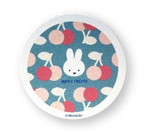 MIFFY FRUITS 陶製吸水コースター(グリーン)