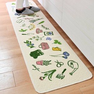 Kitchen Mat Recycled Yarn Kitchen Washable Made in Japan