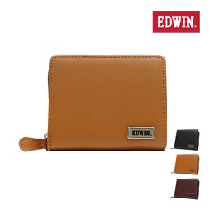 エドウイン EDWIN 財布 サイフ 二つ折り財布 0510743 ラウンドジップ ブラック ブラウン ダークブラウン