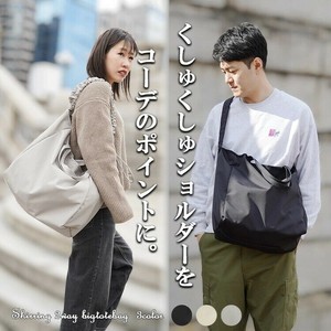 Shoulder Bag Lightweight 2Way L.R.M Shirring Unisex