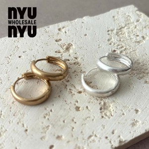 [ピアス]レディース 韓国アクセサリー シルバー/ゴールド ピアス  フープ ノンキャッチ