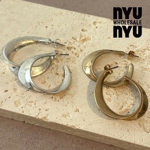 [ピアス]レディース 韓国アクセサリー シルバー/ゴールド ピアス フープ シンプル サークル