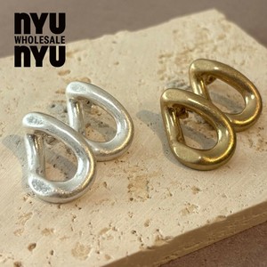 [ピアス]レディース 韓国アクセサリー シルバー/ゴールド ピアス ドーナツ しずく