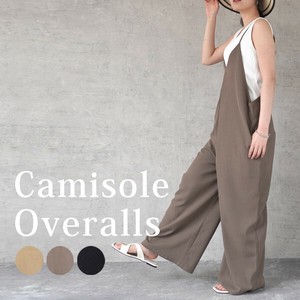 Jumpsuit/Romper Salopettes Wide Pants [S/S NEW]