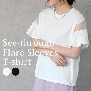T-shirt T-Shirt Flare Sleeve Short Sleeve S/S