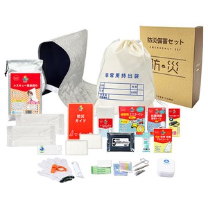 A4ボックス難燃性de持出袋25点セット　250205