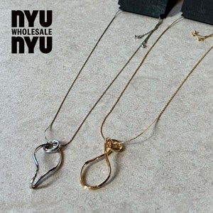 [ネックレス]ミドル/ショート レディース 韓国シルバー/ゴールド スライド式 チェーン モチーフ