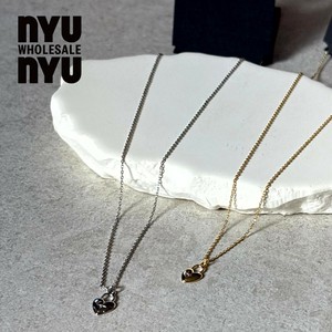 [ネックレス]ショート レディース 韓国シルバー/ゴールド チェーン シンプル ハート
