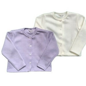 【日本製 子供服】 花柄ボタンカーディガン ［100〜140cm］