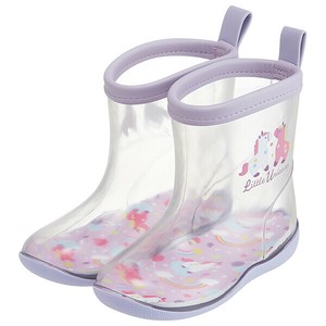 【公式】 透明レインブーツ 16cm 【リトルユニコーン】 スケーター