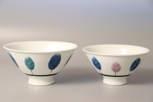 Rice Bowl Arita ware L size Green Made in Japan