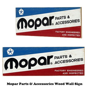 ウッデン サインボード MOPAR PARTS & ACCESSORIES