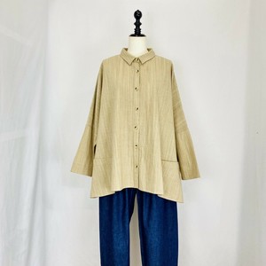 衬衫 条纹 长袖 衬衫