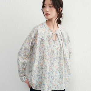[SD Gathering] Button Shirt/Blouse Design Floral Pattern Printed 100% Cotton