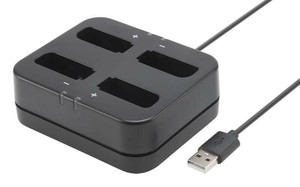 SWITCHJoy-Con用 コントローラー充電スタンド 4個タイプ ブラック CY-NSJCCS4-BK