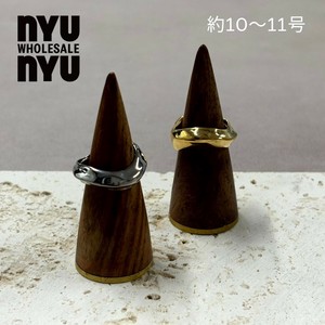 [リング]ウェーブ シルバー/ゴールド 韓国アクセサリー リング 指輪 レディース10/11号