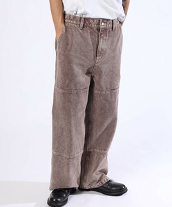 ペインターパンツ ダブルニー ワイド デニム ダック WORK PAINTER PANTS
