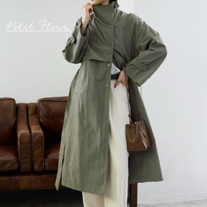 Coat Long Coat Stand-up Collar