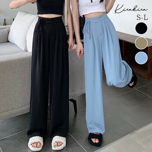 パンツ《タックイージーロングパンツ全3色 3サイズ》