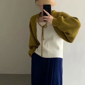 ボレロ《クロップドボレロカーディガン 》《現品限り》