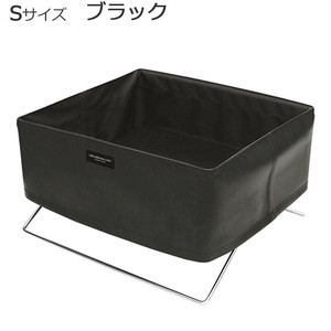 日本製 SAKI(サキ) ミニサイドワゴン 合皮 Sサイズ R-360 ブラック