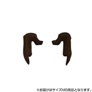 Reise用ヘルメットパーツ チークパッド(左右1セット) ブラウン・M REISEC