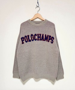 【POLO CHAMPS ライセンス別注】JAQUARD C/N KNIT「新作アイテム」