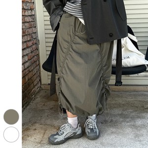 Skirt Long Skirt Drawstring [S/S NEW]