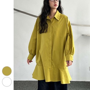 Tunic Tunic Balloon Sleeve Cotton [S/S NEW]