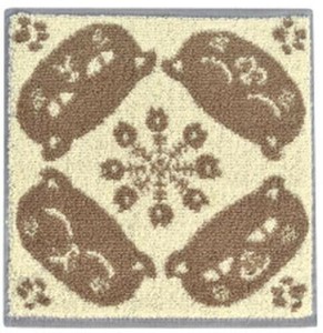 TROUSSEAU ブーミ— QLT32-18 タオルチーフ BE ベージュ