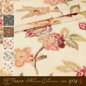 有輪商店 YUWA カットジャガード  [D:White×Red] / 生地 布 / 全6色 / MSEF918611