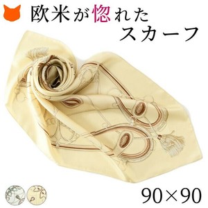 Thin Scarf Large Size Ladies fashion Made in Japan