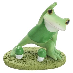 Animal Ornament Copeau Frog Mascot Green