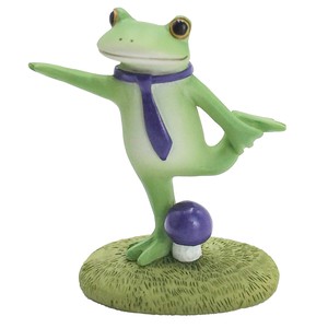Animal Ornament Copeau Purple Frog Mascot