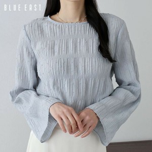 Button Shirt/Blouse Sleeve Blouse Sheer [2025 NEW]