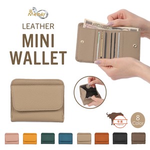 Bifold Wallet Mini Wallet Genuine leather Coin Purse Compact Mini wallet