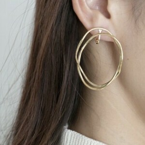 Pierced Earrings Titanium Post Lightweight