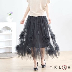 2025年新商品 裙子 花朵 L尺寸 裙子
